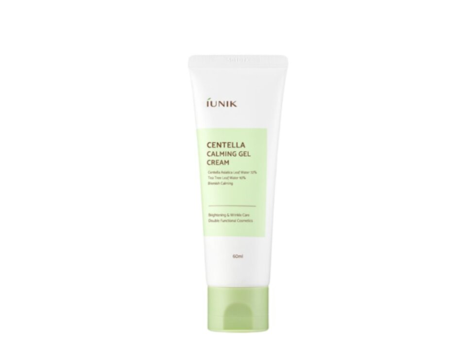 iUNIK - CENTELLA CALMING GEL CREAM - Zklidňující gelový krém s centellou a tea tree 60 ml