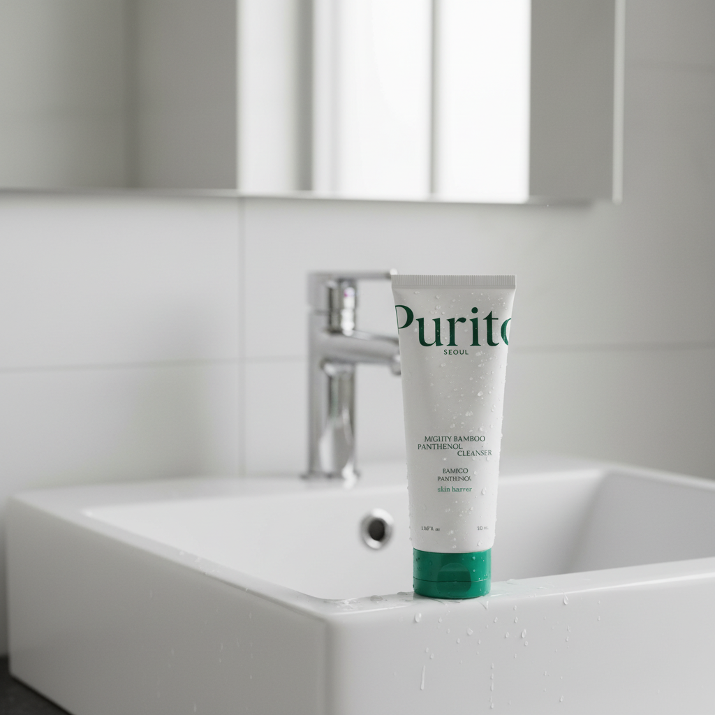 PURITO SEOUL - MIGHTY BAMBOO PANTHENOL CLEANSER - Jemný čisticí gel s panthenolem a bambusem 150 ml