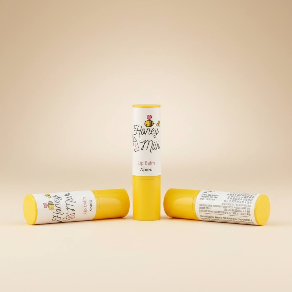 Apieu - Honey & Milk Lip Balm - Vyživující balzám na rty s medem a mlékem 3,3 g