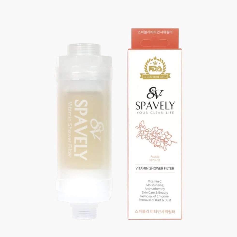 Spavely - Vitamin Shower Filter - Vitaminový sprchový filtr s vitamínem C - Vůně akácie