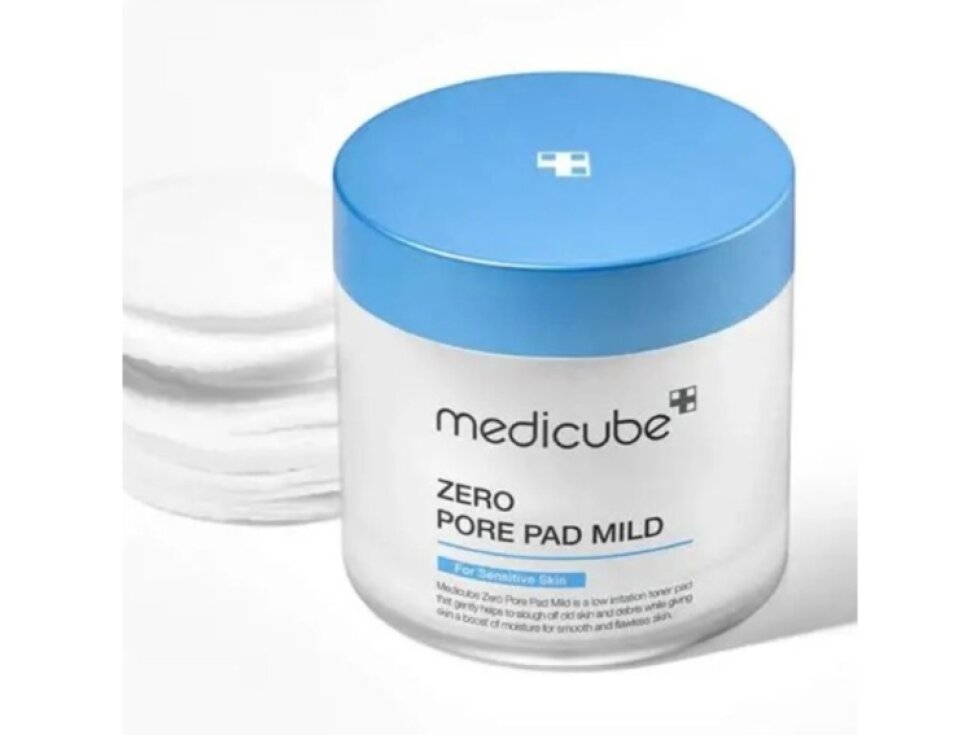 MEDICUBE - ZERO PORE PAD MILD - Jemné exfoliační tampony pro citlivou pleť se sklonem k ucpaným pórům 70 ks