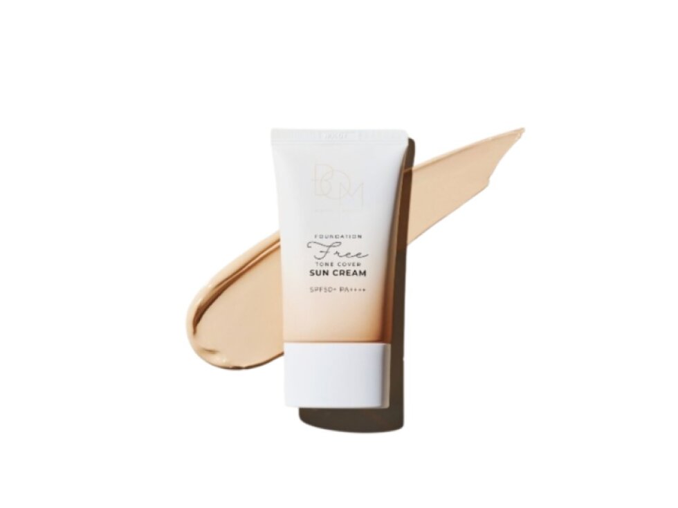B.O.M. - FOUNDATION FREE TONE COVER SUN CREAM SPF50+ PA++++ - Ochranný tónovací krém 50 g