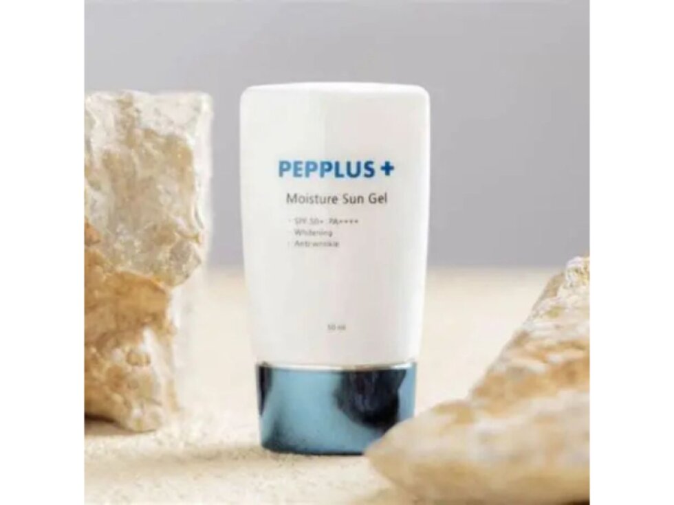 PEPPLUS+ - MOISTURE SUN GEL - Ultra lehký hydratační anti-age SPF krém 50+ PA++++ 50 ml
