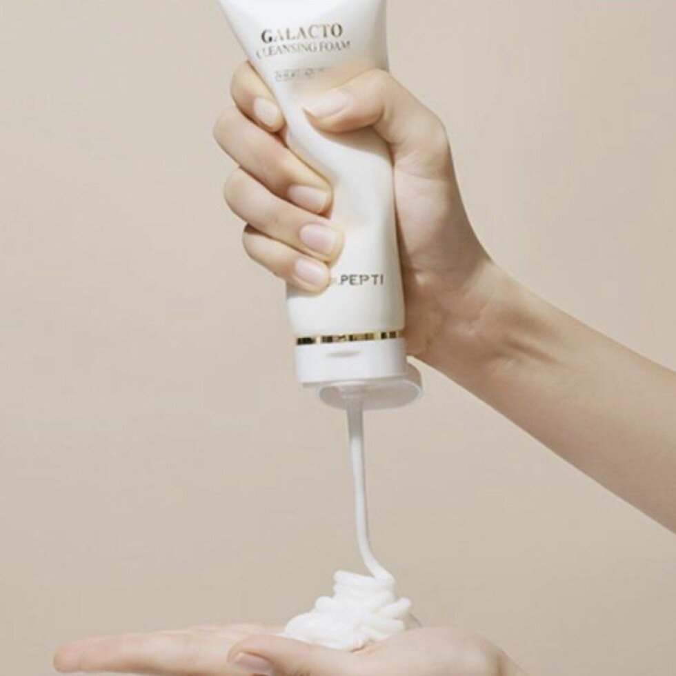 Dr. PEPTI – Galacto Cleansing Foam – Jemná čisticí pěna s galactomyces pro čistou a hydratovanou pleť 110 ml