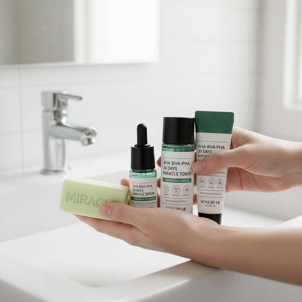 SOME BY MI – AHA-BHA-PHA Miracle Starter Kit – Kompletní mini anti-akné rutina 4 produkty