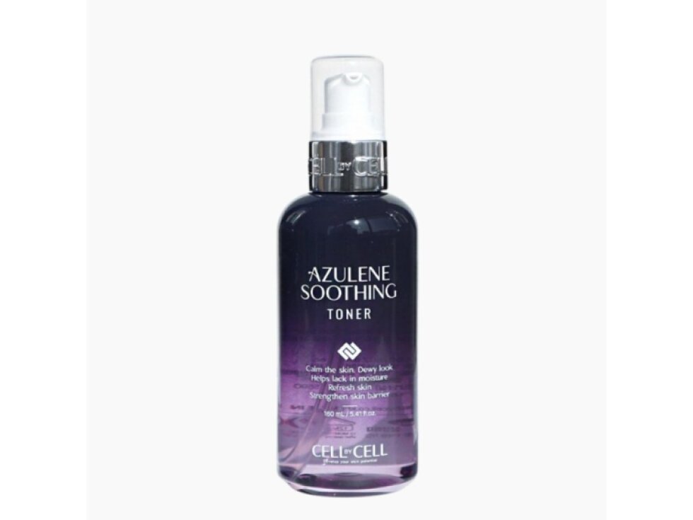CELL BY CELL - AZULENE SOOTHING TONER - Hydratační zklidňující pleťový toner 160 ml