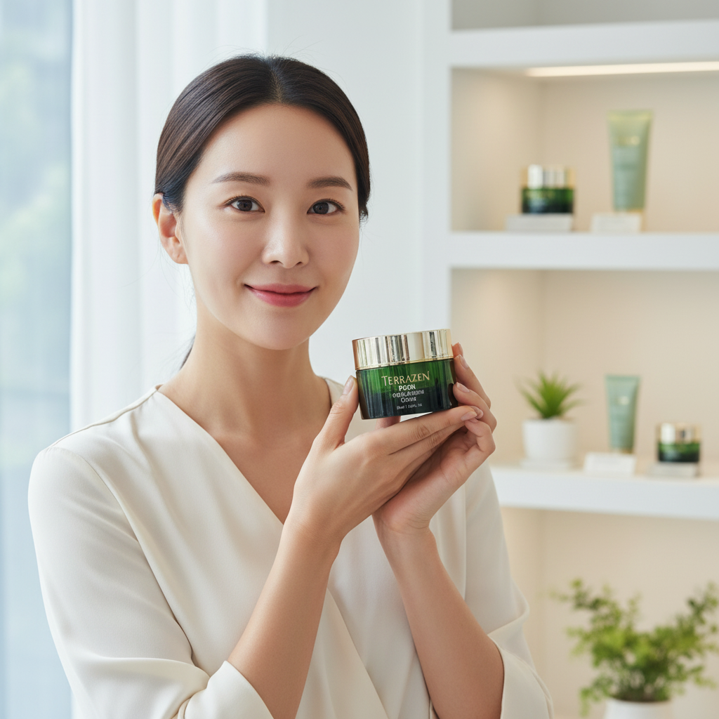 TERRAZEN - PDRN TOTAL RENEW CREAM - Protivráskový regenerační krém s PDRN, kolagenem a kyselinou hyaluronovou 50 ml