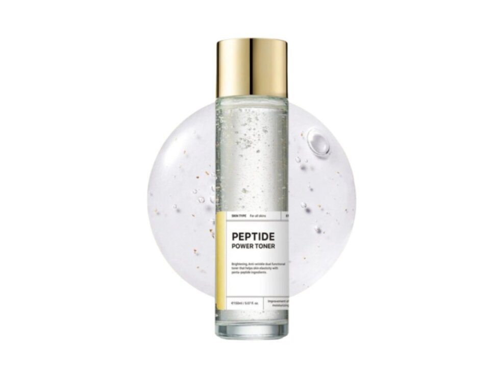 B.O.M. - PEPTIDE POWER TONER - Protivráskový toner s peptidy a 24k zlatem 150 ml