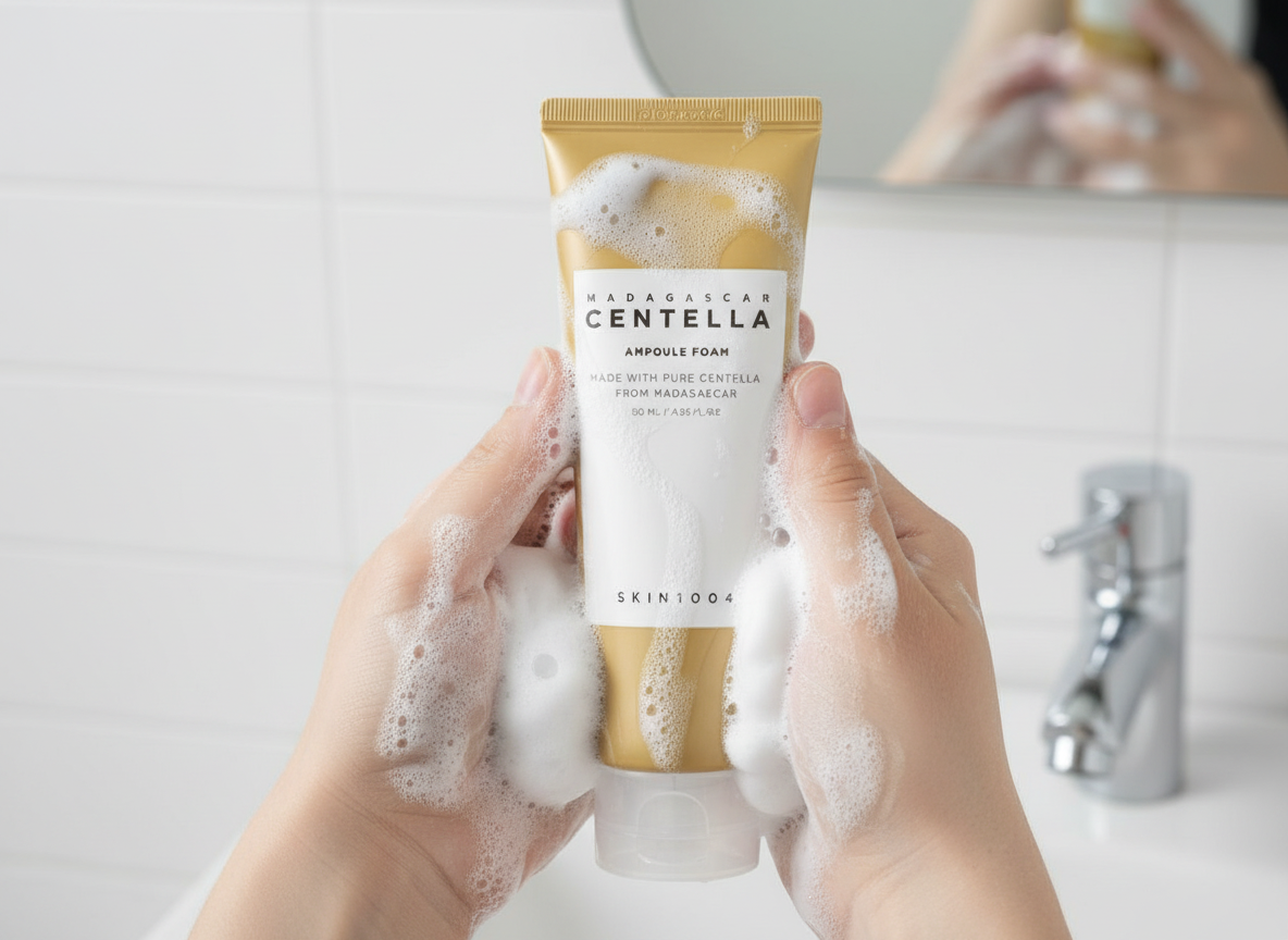 SKIN1004 - MADAGASCAR CENTELLA AMPOULE FOAM - Jemná čisticí pěna s vysokým obsahem Centella Asiatica 125 ml