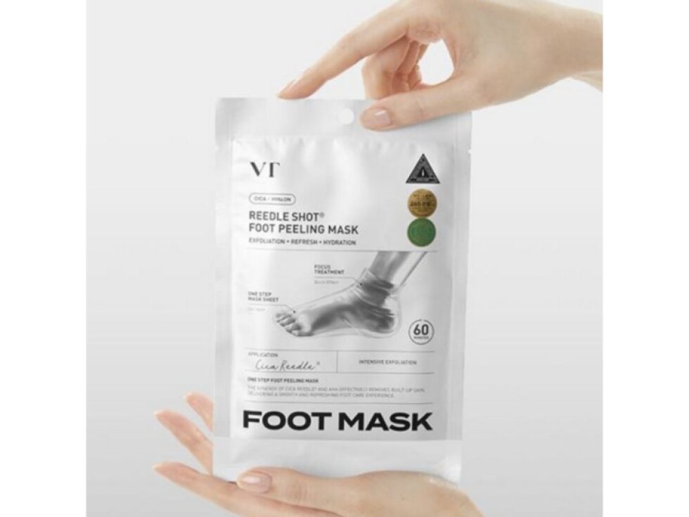 VT - REEDLE SHOT FOOT PEELING MASK - Exfoliační maska na chodidla s AHA/BHA a CICA pro jemná a hladká chodidla 1 pár