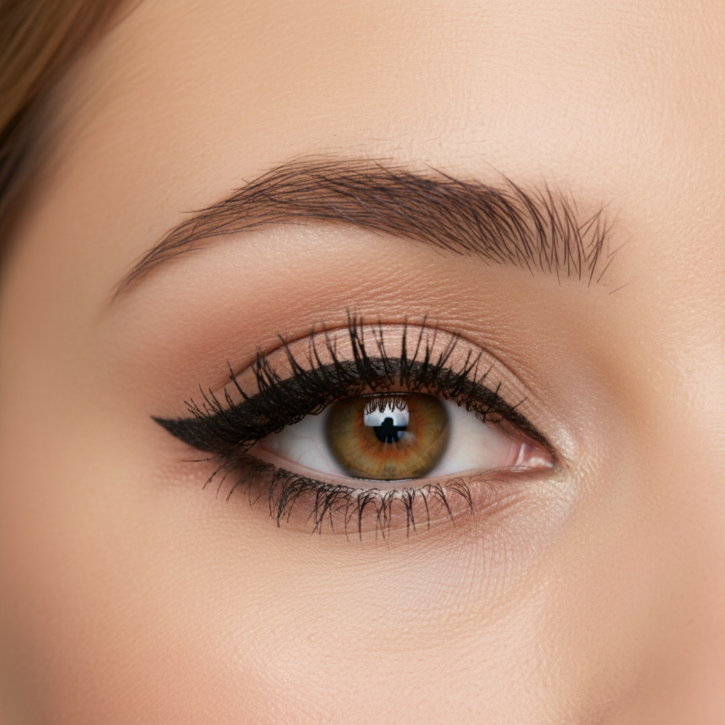 B.O.M Wonderproof Pen Eye Liner - Voděodolná oční linka v peru pro precizní a dlouhotrvající líčení ČERNÁ