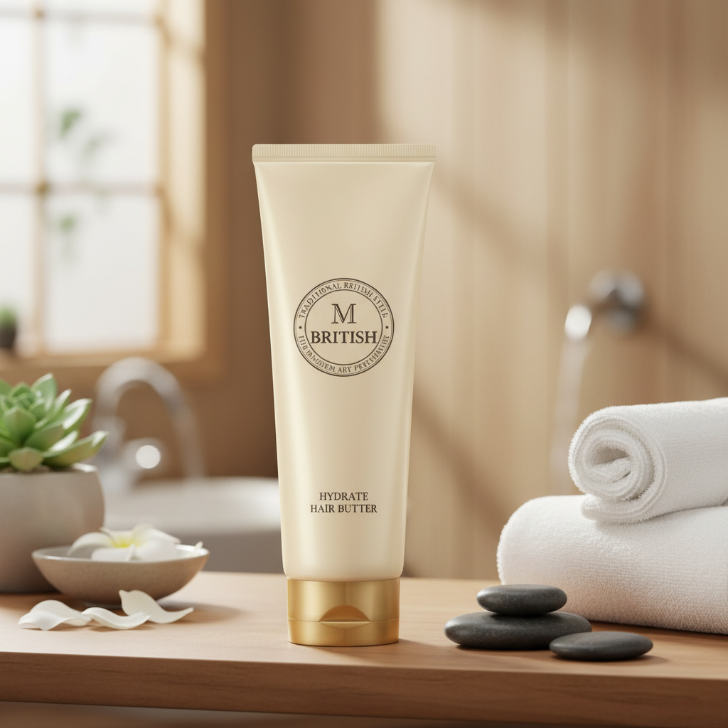 BRITISH M - HYDRATE HAIR BUTTER - Korejská vlasová maska 250 g