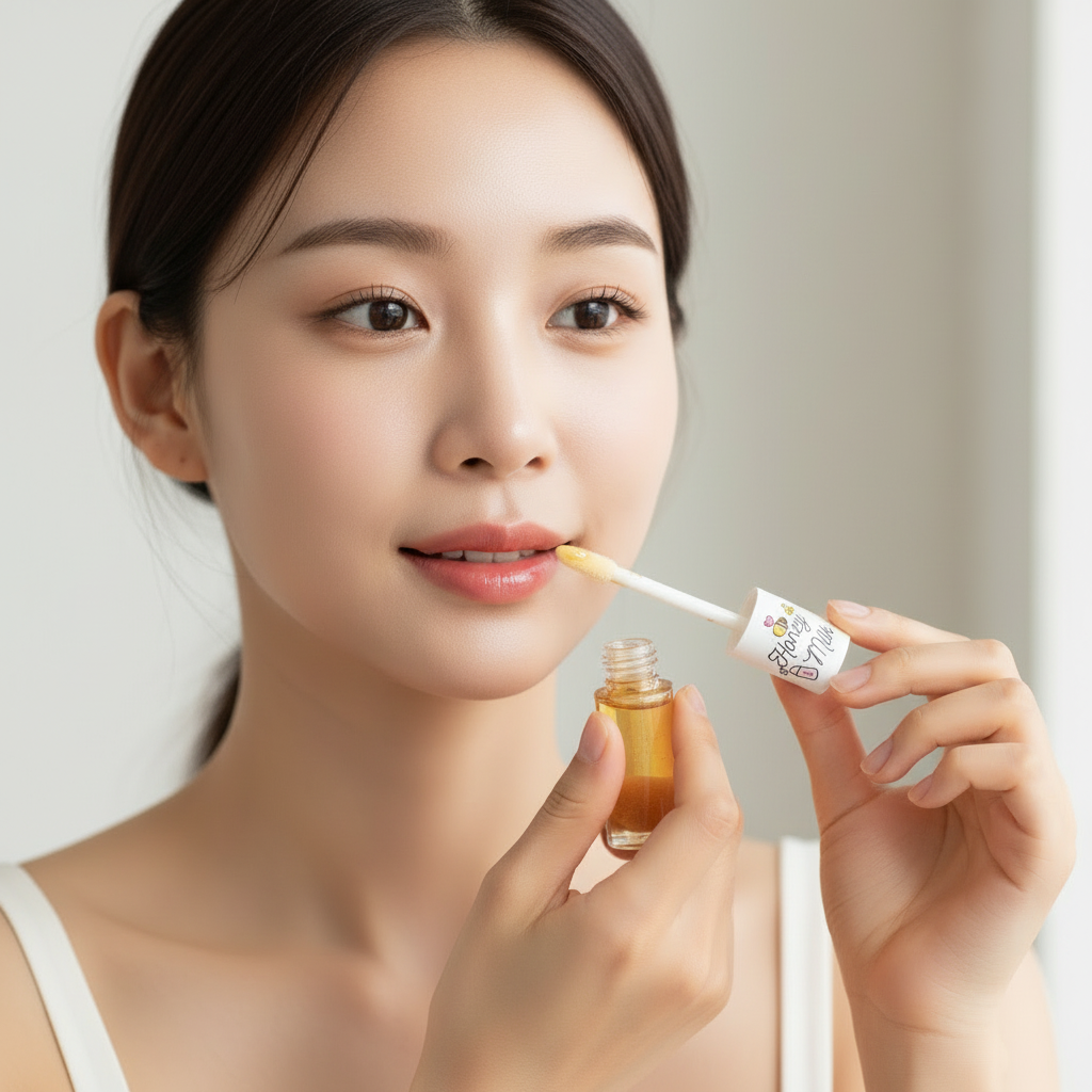 Apieu - Honey & Milk Lip Oil - Vyživující olej na rty s medem a mlékem 5 g