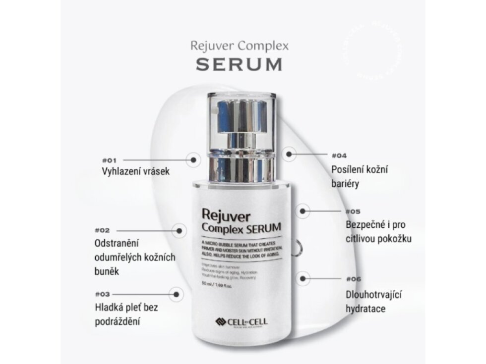 CELL BY CELL - REJUVER COMPLEX SERUM - Protivráskové pleťové sérum 50 ml