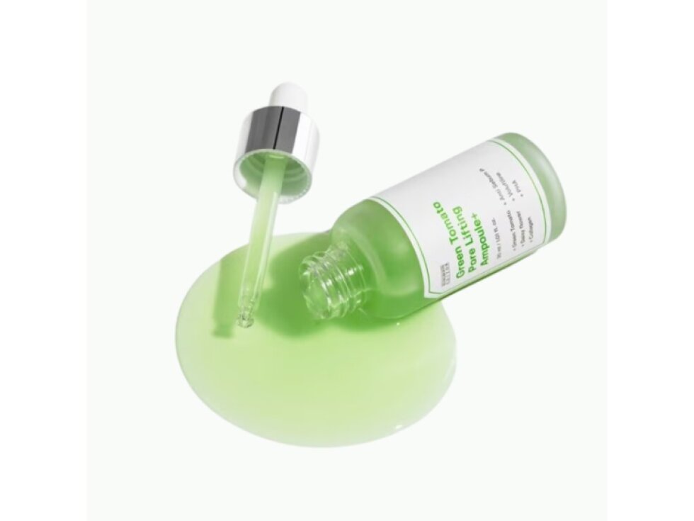 SUNGBOON EDITOR - GREEN TOMATO PORE LIFTING AMPOULE - Liftingové sérum s extraktem ze zeleného rajčete na rozšířené póry a vyhlazení pleti30 ml