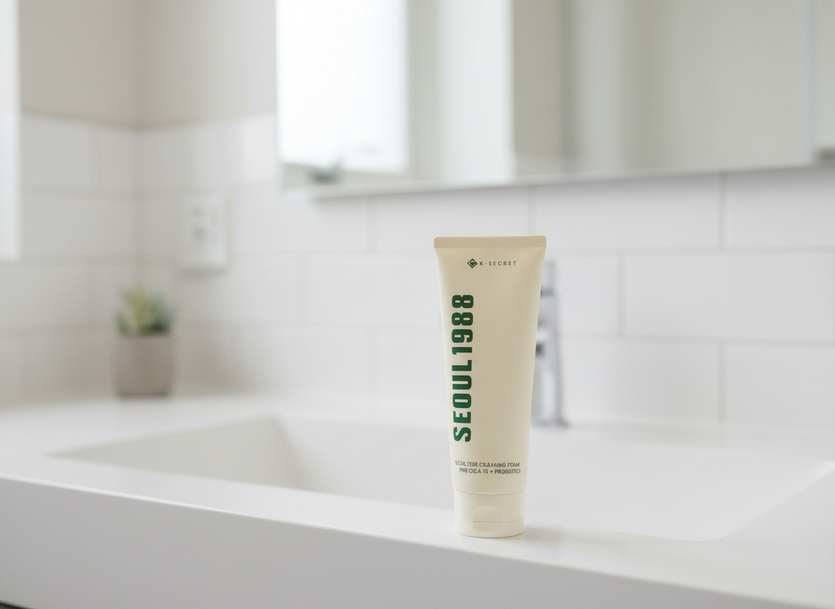 K-SECRET - SEOUL1988 CLEANSING FOAM PINE CICA 1% + PROBIOTIC - Zklidňující čisticí pěna s borovicí, CICA komplexem a probiotiky 150 g