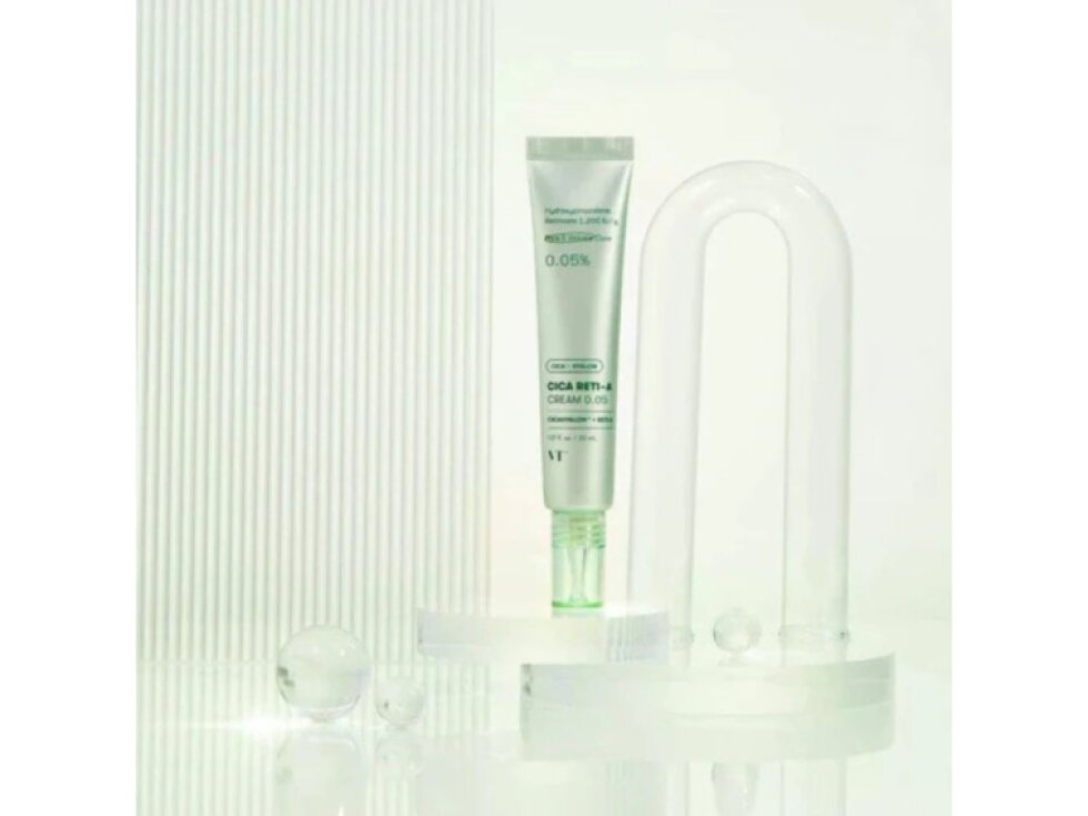 VT - CICA RETI-A CREAM 0,05 - Krém s retinolem a centellou pro redukci pórů a vrásek 30 ml
