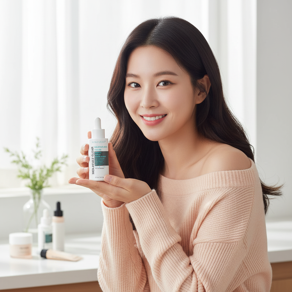 NINE LESS - MOLECULE CLEAR SALICYLIC ACID SERUM - Čisticí sérum s kyselinou salicylovou pro ucpané póry, akné a nerovnou texturu pleti 30 ml