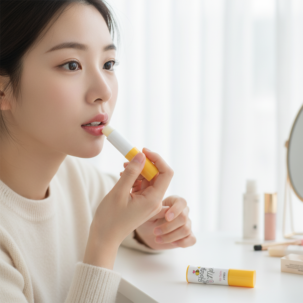 Apieu - Honey & Milk Lip Balm - Vyživující balzám na rty s medem a mlékem 3,3 g