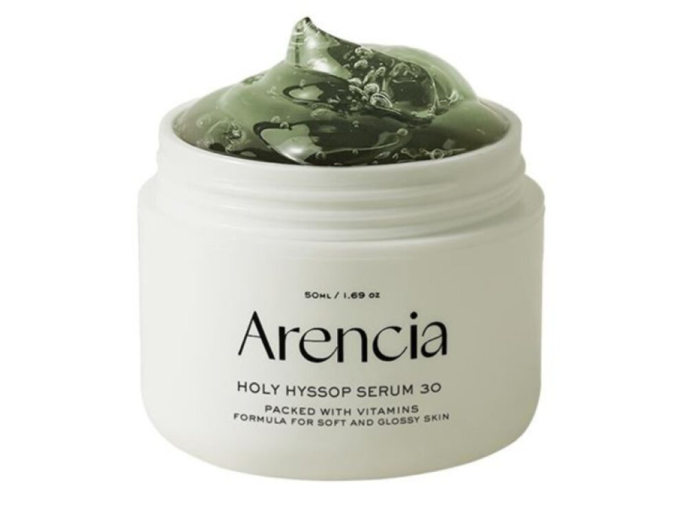 ARENCIA - HOLY HYSSOP SERUM 30 - Rozjasňující a hydratační sérum s vitamínem C a hyaluronem 50 ml