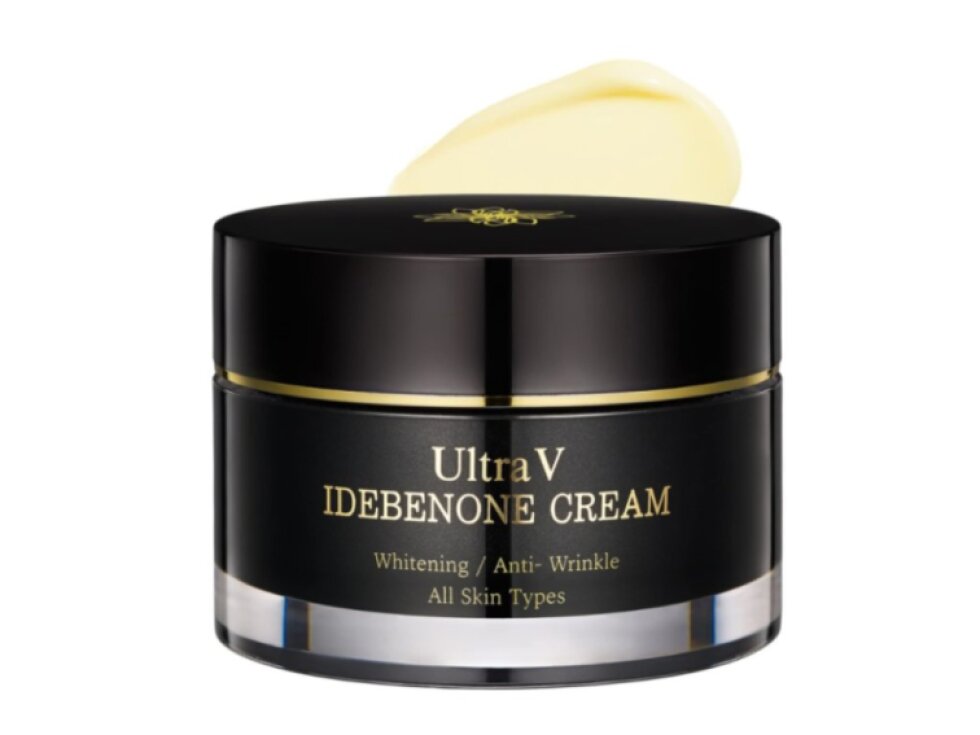 ULTRA V IDEBENONE - CREAM - Anti-age pleťový krém s idebenonem a peptidy pro viditelné omlazení, rozjasnění a vyhlazení pleti 50 ml