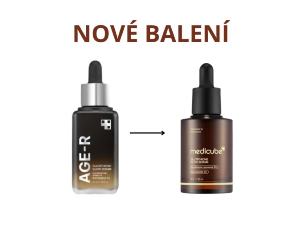 MEDICUBE - GLUTATHIONE GLOW SERUM - Rozjasňující sérum s glutathionem a niacinamidem 30 ml