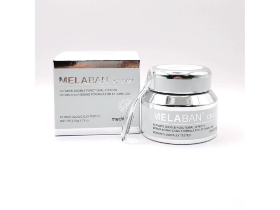 MEDITIME - MELABAN CREAM - Rozjasňující a sjednocující pleťový krém proti pigmentovým skvrnám 50 ml NOVÉ STŘÍBRNÉ BALENÍ