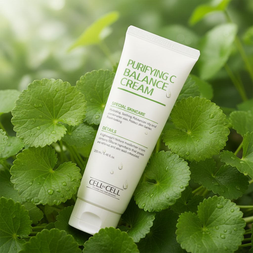 CELL BY CELL - PURIFYING C BALANCE CREAM - Pleťový krém pro vyváženou pokožku a proti akné 250 ml