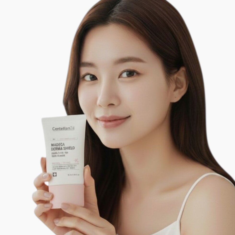 Centellian24 - Madeca Derma Shield Safe Tone-Up Sun Cream SPF50+ PA++++ - Rozjasňující tónující opalovací krém 50 ml