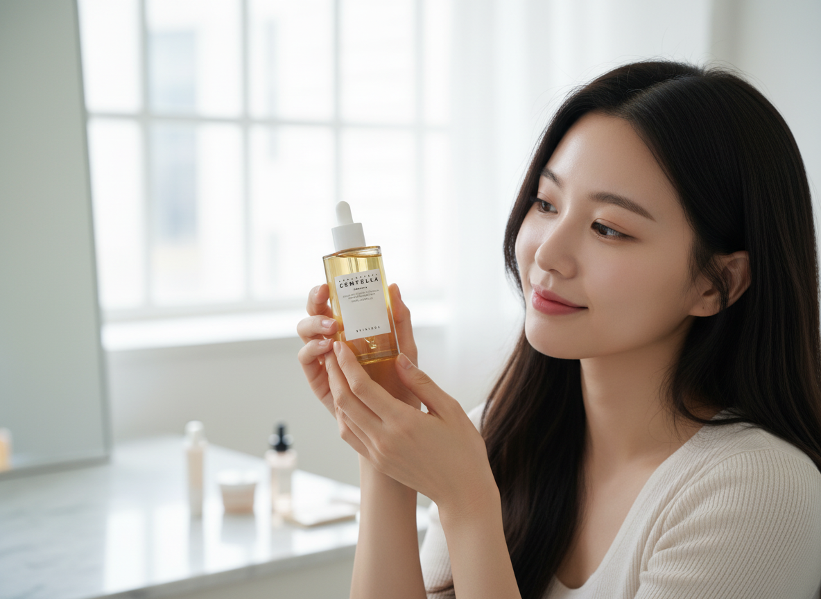 SKIN1004 - MADAGASCAR CENTELLA AMPOULE - Minimalistická zklidňující ampule s vysokým obsahem Centella Asiatica 55 ml