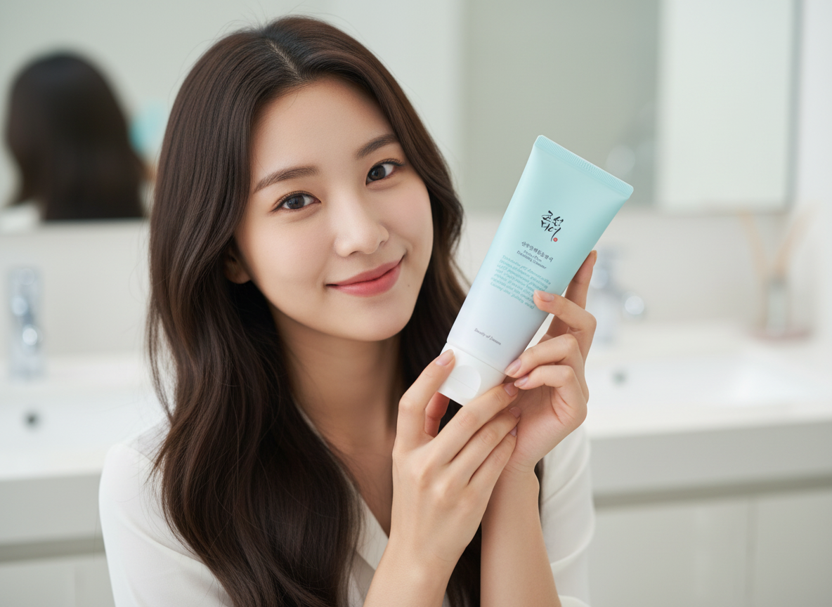 BEAUTY OF JOSEON - GREEN PLUM REFRESHING CLEANSER - Jemný osvěžující čisticí gel se švestkou a rostlinnými extrakty pro každodenní mytí pleti 100 ml