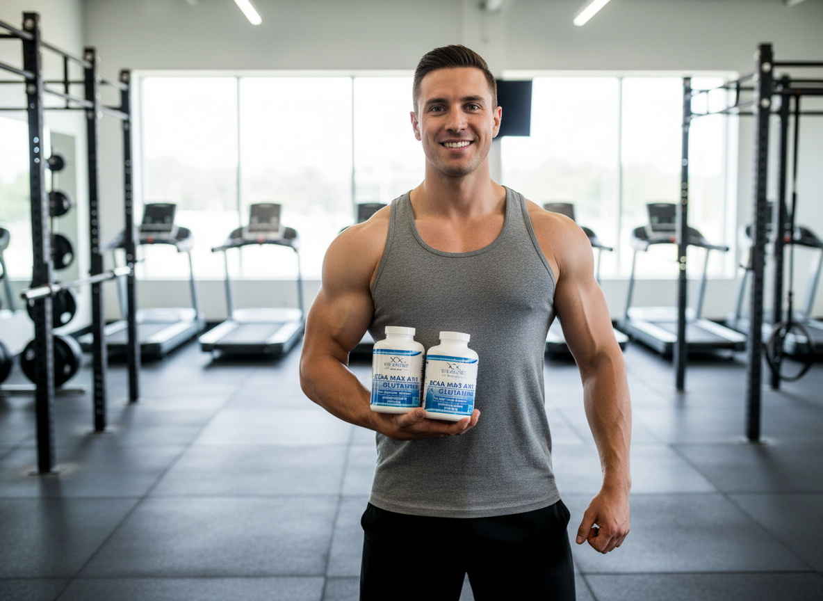 FitSport Nutrition 3x BCAA MAX 4:1:1 + L-Glutamine 240 kapslí