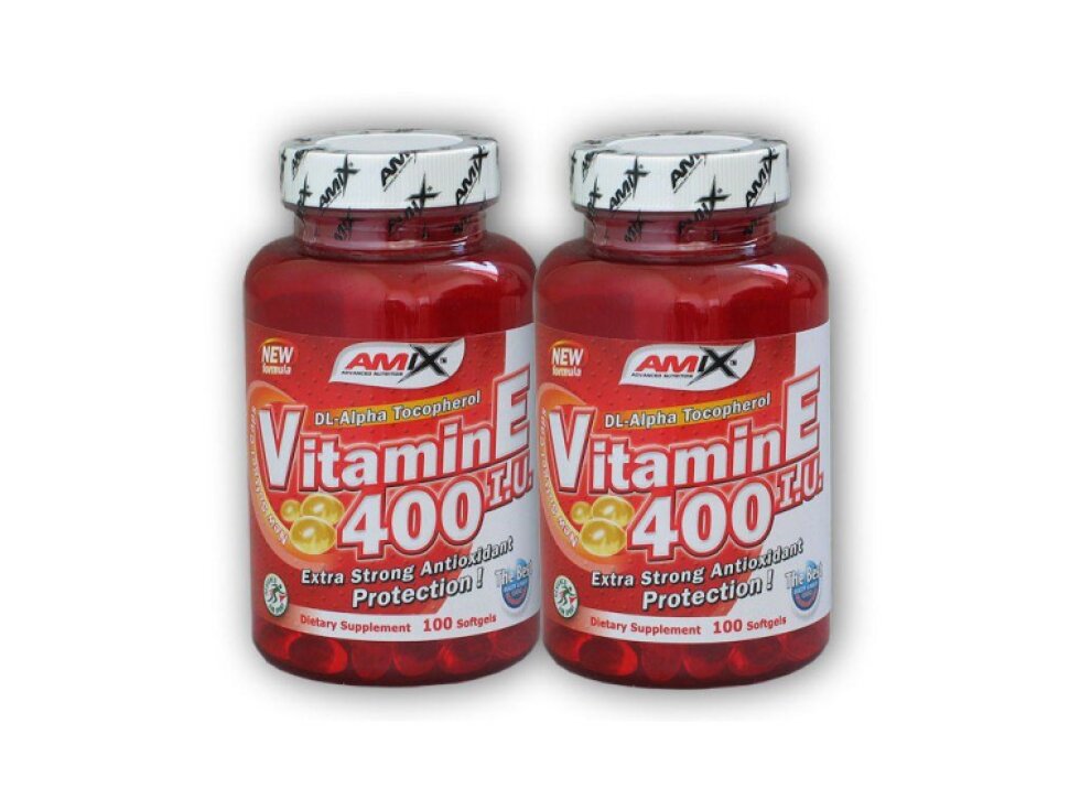 Amix 2x Vitamin E 400IU 100 softgels