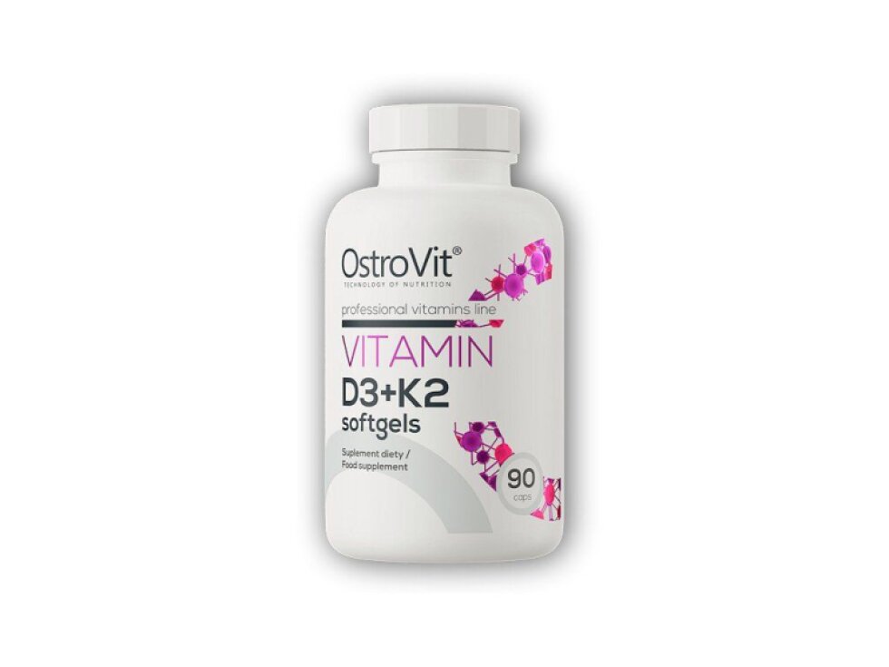 Ostrovit Vitamin D3 + K2 90 kapslí