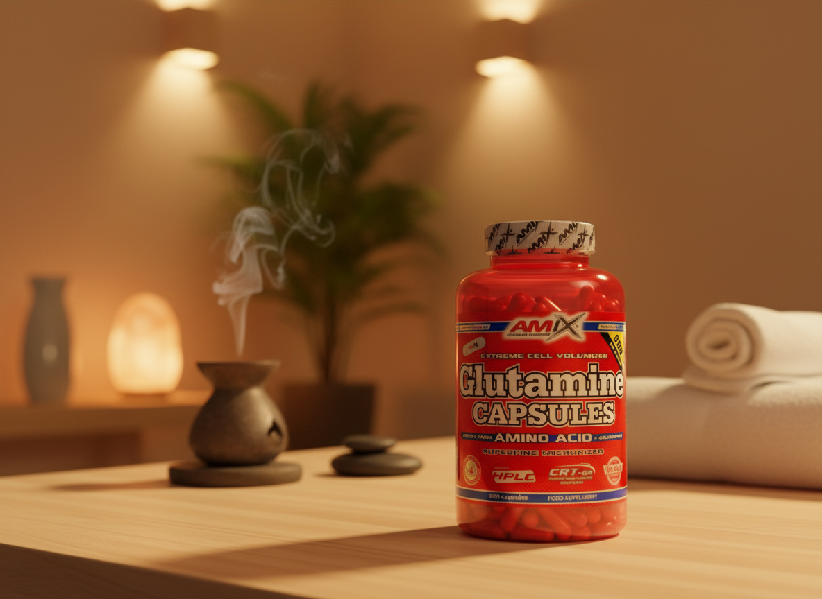 Amix Glutamine Capsules 120 kapslí