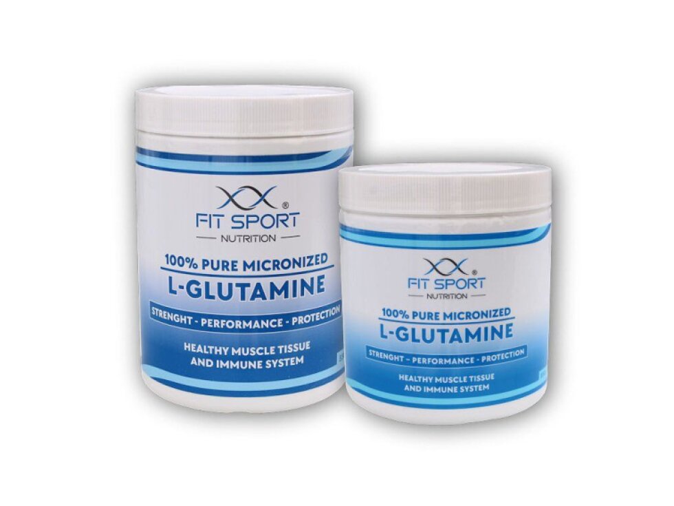 FitSport Nutrition 100% Pure Micronized L-Glutamine 550g + 330g