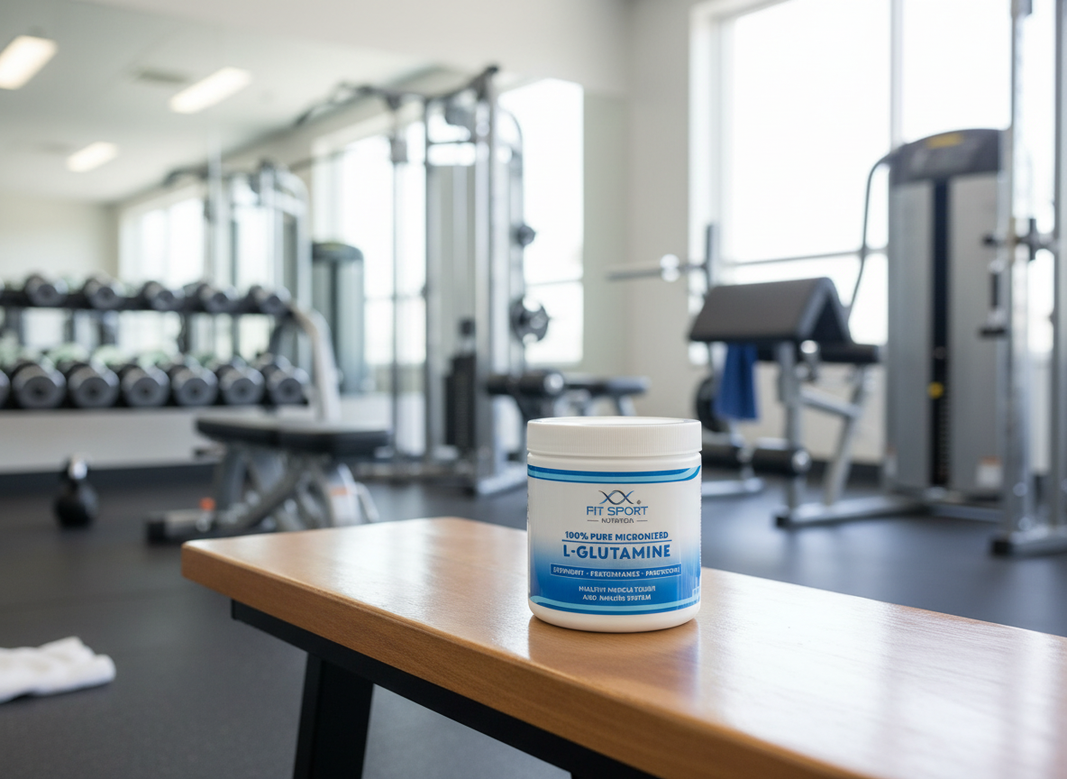FitSport Nutrition 100% Pure Micronized L-Glutamine 330g