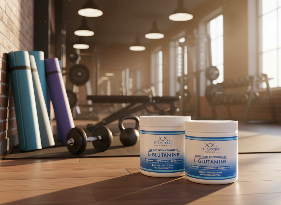 FitSport Nutrition 2x 100% Pure Micronized L-Glutamine 330g