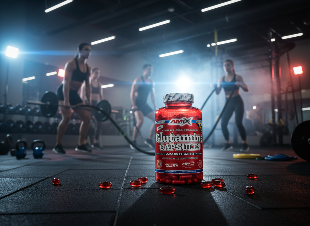 Amix Glutamine Capsules 120 kapslí