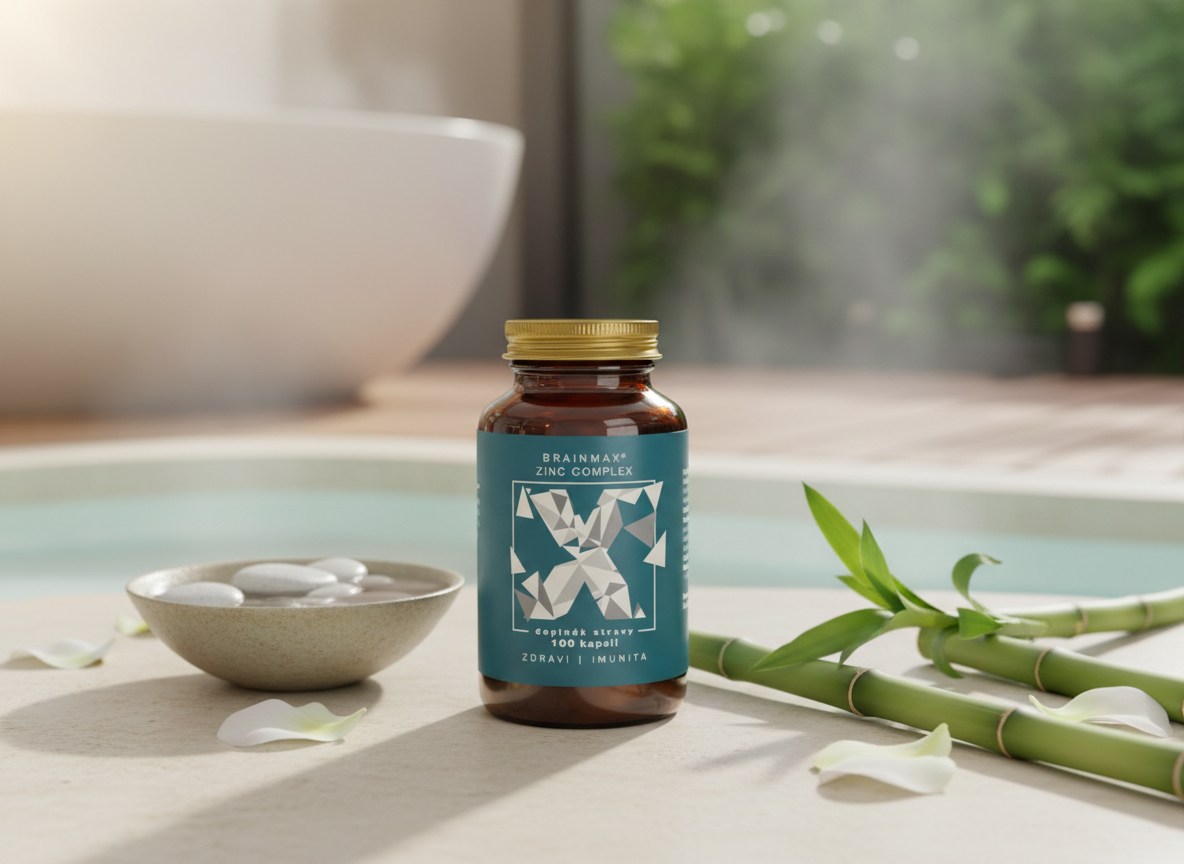 BrainMax Zinc Complex Zinek - Selen - Měď - Kurkuma 100 kapslí