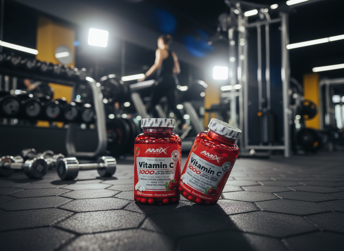 Amix 2x Vitamin C 1000mg + Rose Hips 100 cps