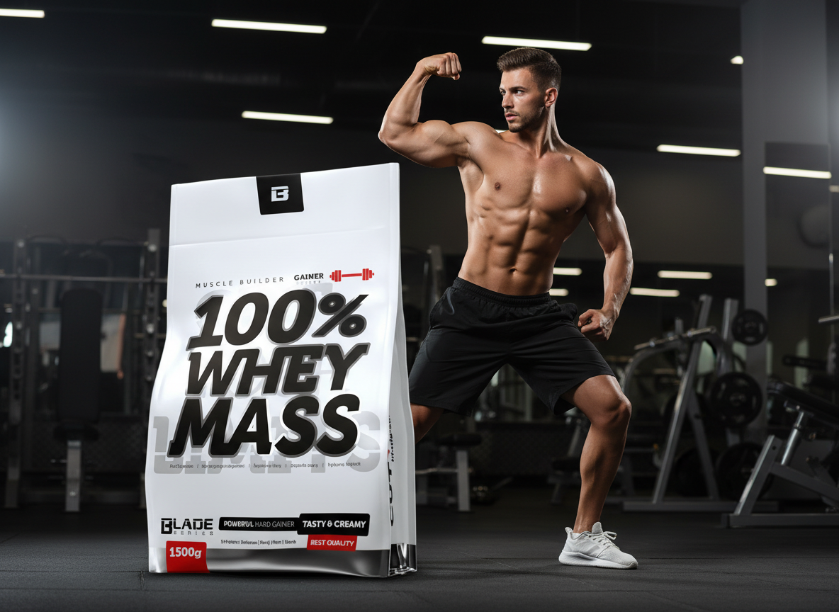 Hi Tec Nutrition BS Blade 100% Whey Mass Gainer 1500g