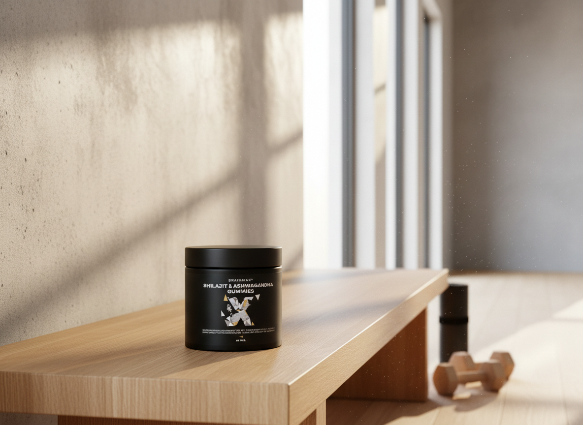 BrainMax Shilajit & Ashwagandha Gummies 60 bonbónů