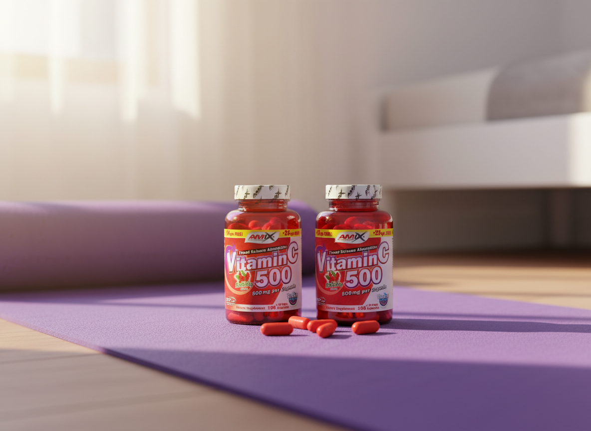 Amix 2x Vitamin C 500mg + Rose Hips 125 kapslí