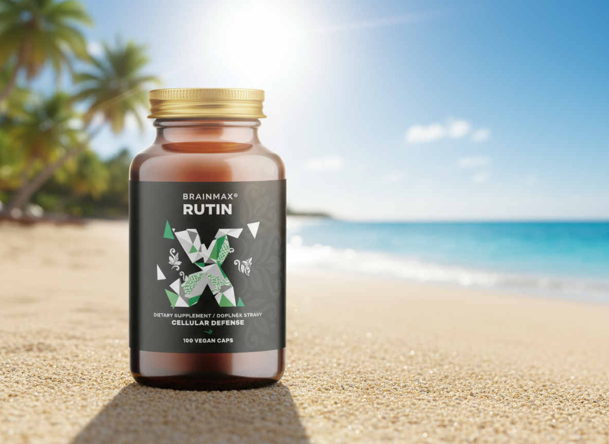 BrainMax Rutin 500mg 100 rostlinných kapslí