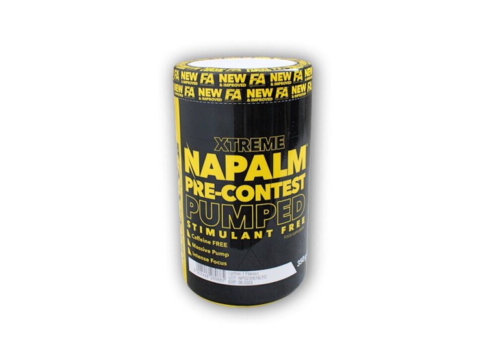 Fitness Authority NAPALM Pre-Contest STIMULANT FREE 350g