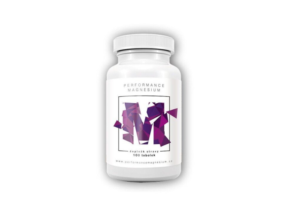 BrainMax Performance Magnesium 1000mg hořčík - B6 100 kapslí