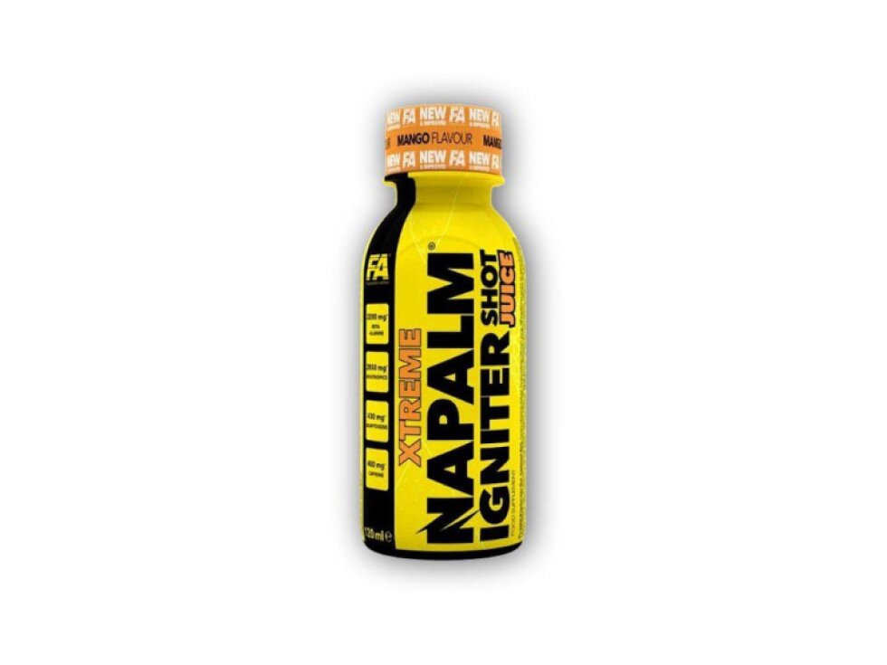 Fitness Authority XTREME Napalm Igniter shot JUICED 120ml