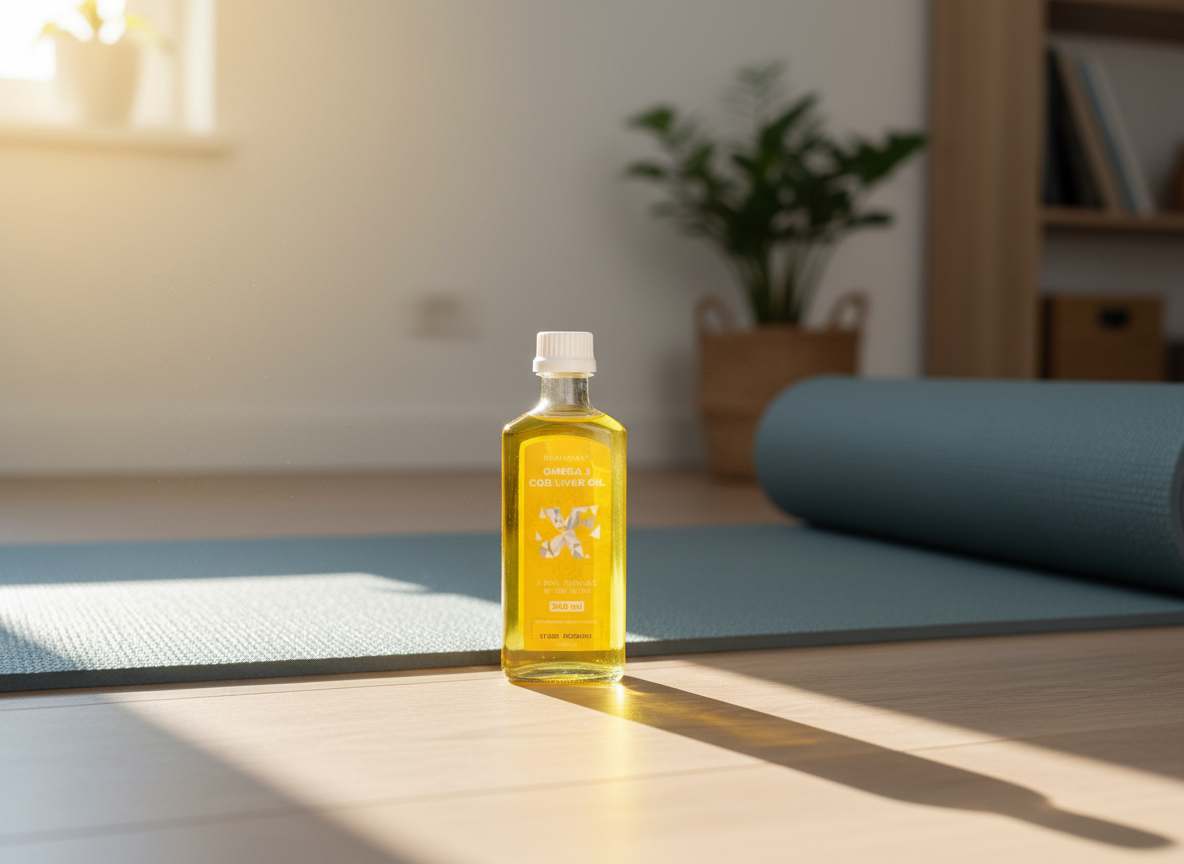 BrainMax Omega 3 Olej z tresčích jater, Cod Liver Oil 240ml