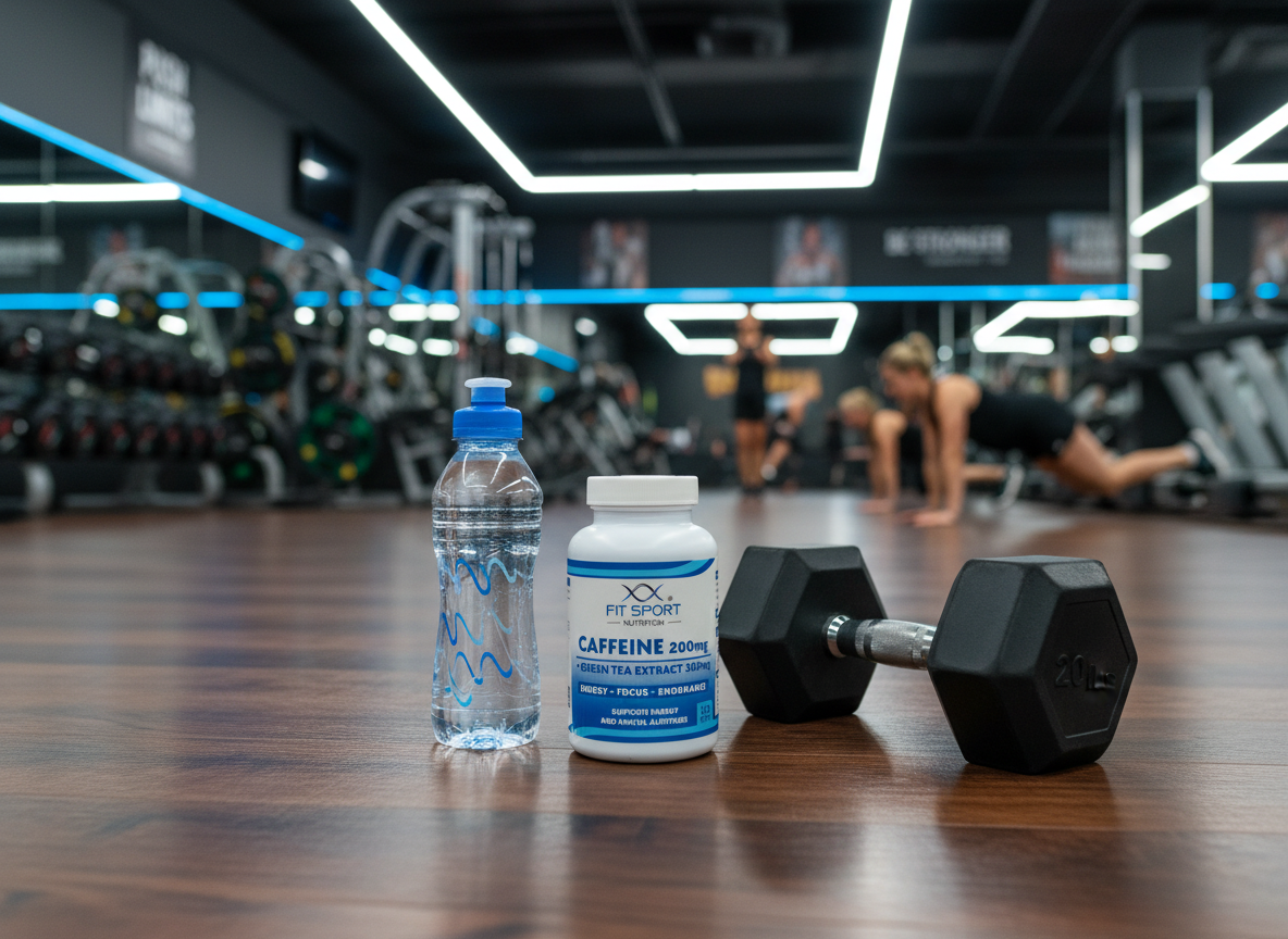 FitSport Nutrition Caffeine 200mg + Green Tea Extract 300mg 120 kapslí - Kofein